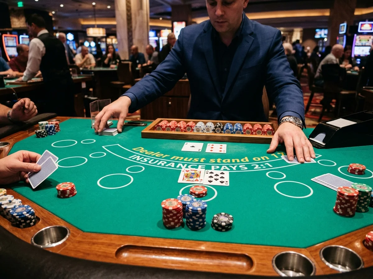Blackjack at Ducky Luck live dealer casino